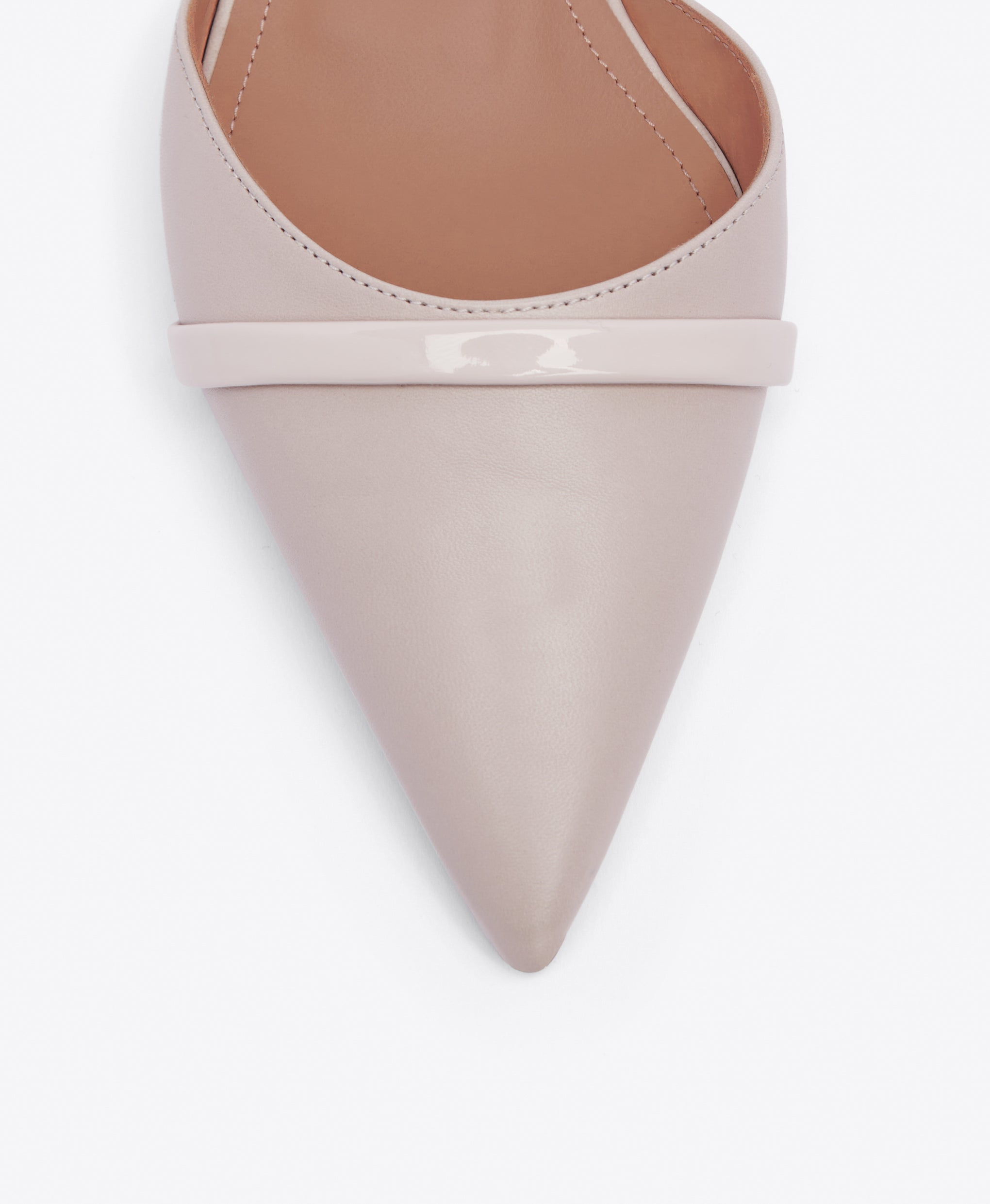 Ulla Flat Ice White Nappa Leather Flats Malone Souliers